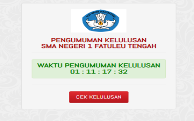 Informasi Pengumuman Kelulusan Tahun 2026 SMAN 1 Fatuleu Tengah