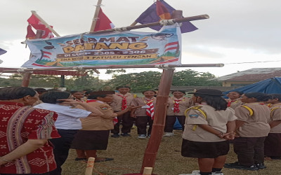Gelorakan Jiwa Kepemimpinan dan Kemandirian: 29 Pramuka Penegak SMAN 1 Fatuleu Tengah Unjuk Gigi di Perkemahan Tingkat Kabupaten Kupang